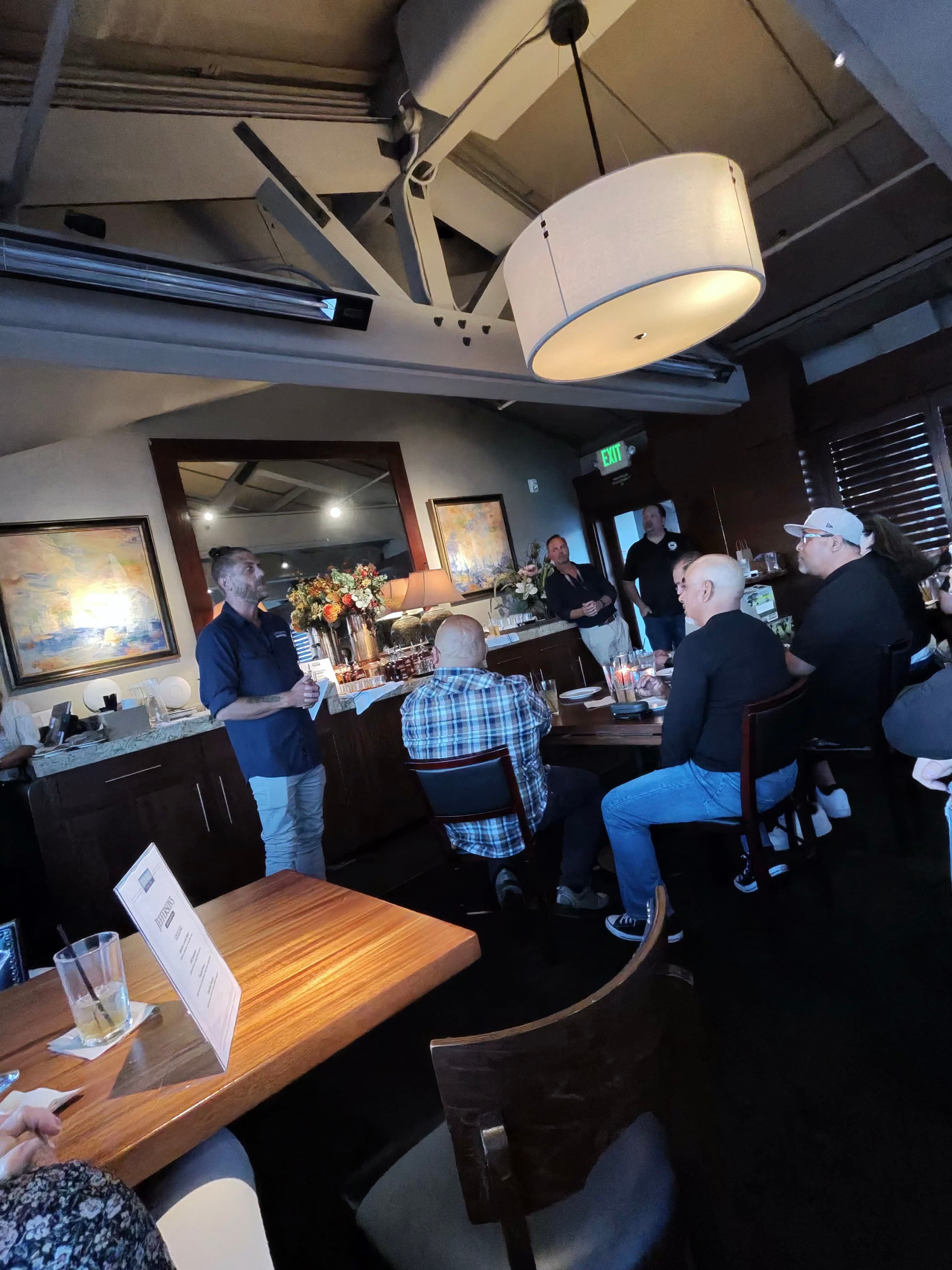 Dinner with Trey Zoeller — Jefferson's Bourbon photo 1